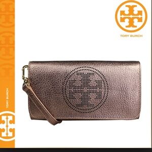 Tory Burch bronze metallic bag NWT